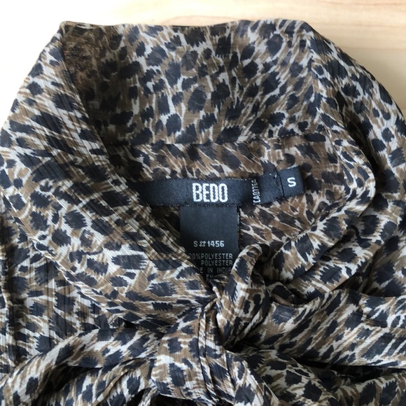 Bedo chiffon leopard blouse - Picture 2 of 7